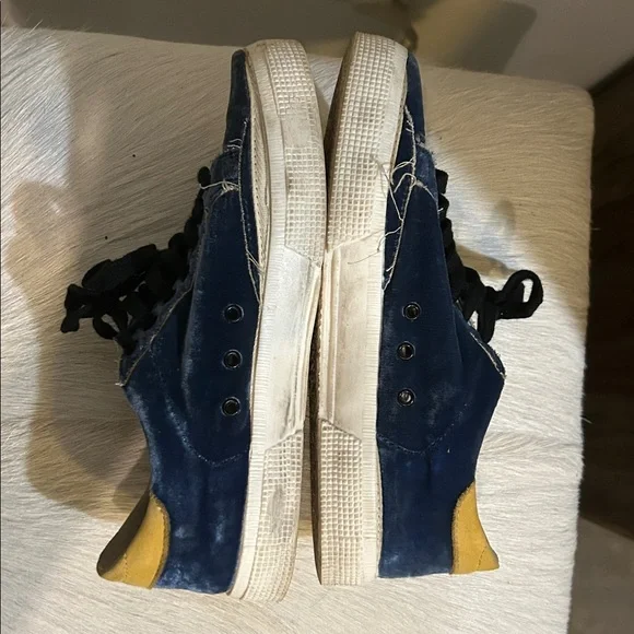 Golden Goose “May” blue velvet! So cute - Picture 5 of 7